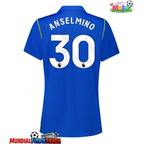 Camiseta Chelsea Aaron Anselmino #30 Primera Equipación Replica 2026-27 para mujer mangas cortas